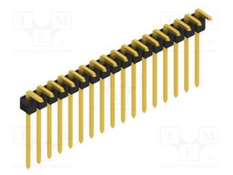 Connector: pin strips; pin header; male; PIN: 17; 2.54mm; THT; 1x17
