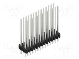 Connector: pin strips; pin header; male; PIN: 28; 1.27mm; THT; 2x14