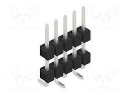 Connector: pin strips; pin header; male; PIN: 5; 2.54mm; SMT; 1x5
