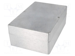 Enclosure: multipurpose; X: 222mm; Y: 146mm; Z: 82mm; aluminium; IP65