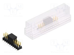 Connector: pin strips; pin header; male; PIN: 20; 2.54mm; SMT; 2x10