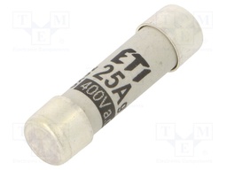 Fuse: fuse; gG; 25A; 400VAC; cylindrical,industrial; 8x31mm