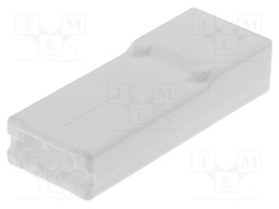 Terminals cover; female; PIN: 1; for push-on 6.3mm connectors