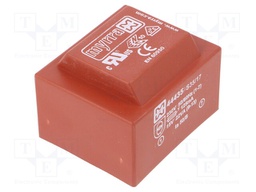 Transformer: encapsulated; 22VA; 230VAC; 15V; 1467mA; Mounting: PCB