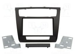 Radio frame; BMW; 2 DIN; black