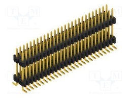 Connector: pin strips; pin header; male; PIN: 54; 1.27mm; SMT; 2x27