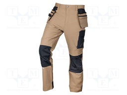 Dungarees; Size: S; beige,black; Mix&Match; slim; 230g/m2
