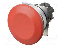 Switch: push-button; 22mm; Stabl.pos: 2; mushroom; Pos: 2