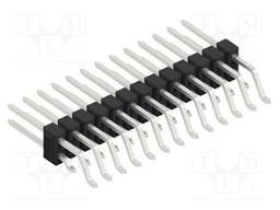Connector: pin strips; pin header; male; PIN: 26; 2.54mm; SMT; 2x13