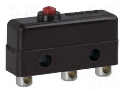 Microswitch, Subminiature, Pin Plunger, SPDT, Solder, 5 A, 30 VDC