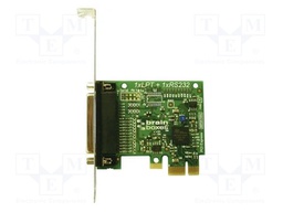 Industrial module: PCI Express communication card; UART