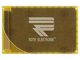 Board: universal; single sided,prototyping; W: 100mm; L: 160mm