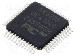 IC: PIC microcontroller; 32kB; 200MHz; 3÷3.6VDC; SMD; TQFP48