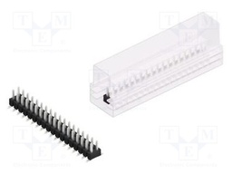 Connector: pin strips; pin header; male; PIN: 36; 2.54mm; SMT; 2x18