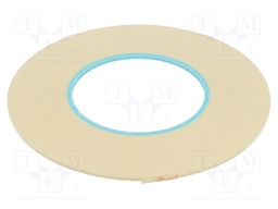 Tape: electrical insulating; W: 2.5mm; L: 45m; D: 0.304mm; beige