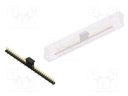 Connector: pin strips; pin header; male; PIN: 28; 2.54mm; SMT; 1x28