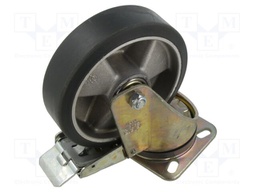 Transport wheel; Ø: 125mm; H: 161mm; ESD,torsional with lock
