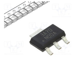 IC: voltage regulator; linear,fixed; 5V; 1.5A; SOT223; SMD; 0÷125°C