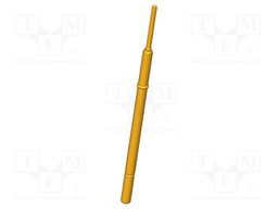 Test needle; Operational spring compression: 4mm; 8A; Ø: 0.8mm