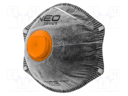 Dust respirator; with valve; FFP2; 3pcs.