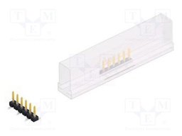 Connector: pin strips; pin header; male; PIN: 6; 2.54mm; SMT; 1x6