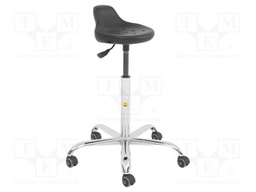 Stool; ESD; Seat dim: 330x230mm; 430÷560mm; Rsurf: 0.1÷1MΩ