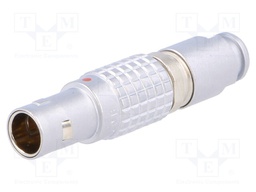 Connector: circular; Series: 0B; plug; male; soldering; for cable