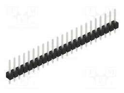 Connector: pin strips; pin header; male; PIN: 23; 2.54mm; THT; 1x23