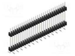 Connector: pin strips; pin header; male; PIN: 29; 1.27mm; SMT; 1x29