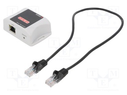 IP thermometer and hygrometer; Number of ports: 1; 12÷24VDC