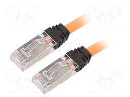 Patch cord; S/FTP,TX6A™ 10Gig; 6a; stranded; Cu; LSZH; orange