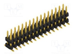 Connector: pin strips; pin header; male; PIN: 32; 2mm; SMT; 2x16