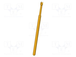 Test needle; Operational spring compression: 4.3mm; 5A; Ø: 1.3mm