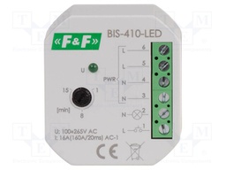 Relay: installation; bistable,impulse; NO; in mounting box; 16A