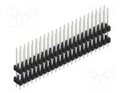 Connector: pin strips; pin header; male; PIN: 46; 2.54mm; THT; 2x23