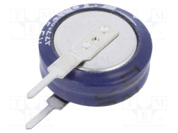 Capacitor: electrolytic; supercapacitor; 220mF; 5.5VDC; ESR: 75Ω