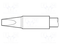 Tip; chisel; 4x1.3mm; longlife