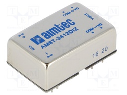 Converter: DC/DC; 8W; Uin: 18÷36V; Uout: 12VDC; Uout2: -12VDC; DIP24