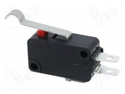 Microswitch SNAP ACTION; with lever with roller simulation
