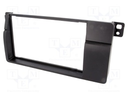 Radio mounting frame; BMW; 2 DIN; black