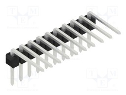 Connector: pin strips; pin header; male; PIN: 10; 2.54mm; THT; 1x10