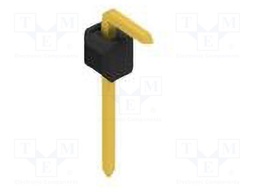 Connector: pin strips; pin header; male; PIN: 1; 2.54mm; THT; 1x1