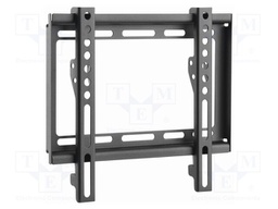 Holder; for wall mounting; 35kg; 23÷42"; black; permanent