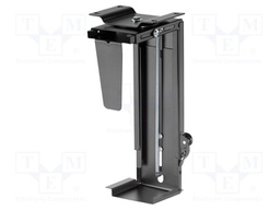 Holder; 10kg; black; 146x175x583mm; computer; permanent