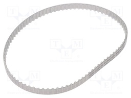 Timing belt; T5; W: 8mm; H: 2.2mm; Lw: 420mm; Tooth height: 1.2mm