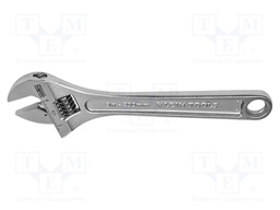 Wrench: adjustable; Jaw capacity: 28.6mm; Overall len: 206.4mm