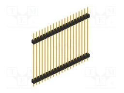 Connector: pin strips; pin header; male; PIN: 20; 2.54mm; THT; 1x20