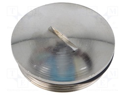 Stopper; M40; Mat: brass; Body plating: nickel