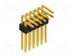 Connector: pin strips; pin header; male; PIN: 12; 1.27mm; THT; 2x6