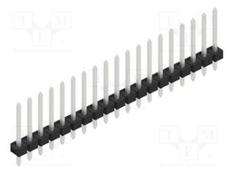 Connector: pin strips; pin header; male; PIN: 19; 2.54mm; THT; 1x19